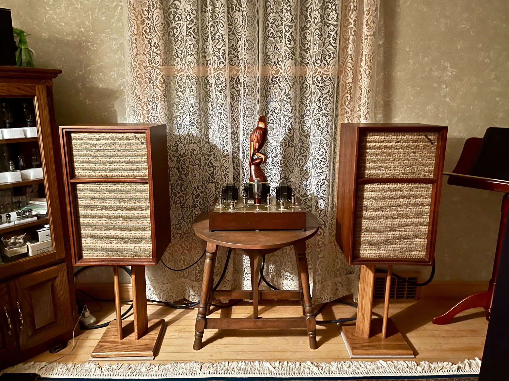 My Vintage Wharfedales W-60's with Alnico Drivers used in my third all vintage system