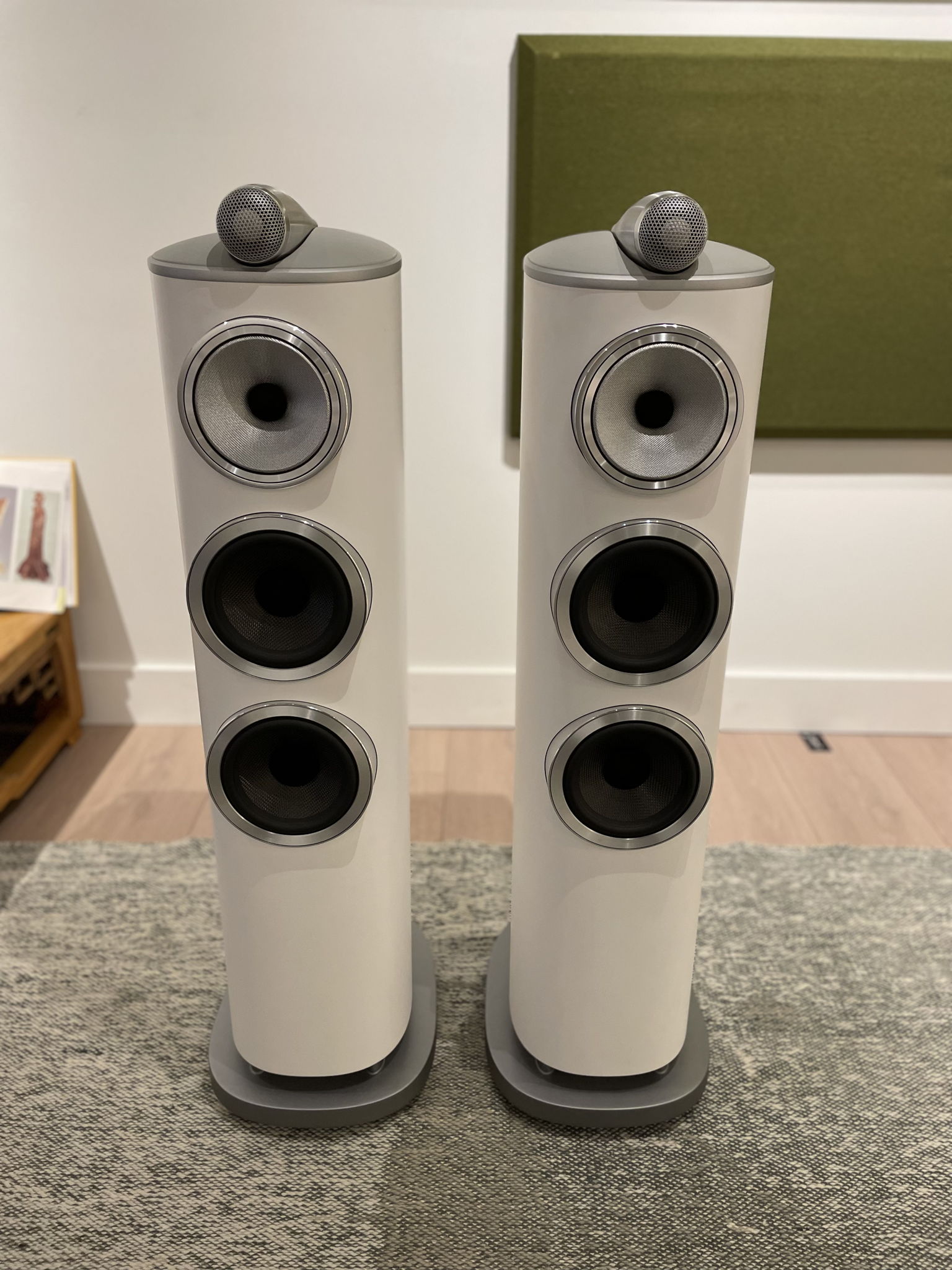 B&W Bowers & Wilkins 804 D4 Full Range Speakers White E...