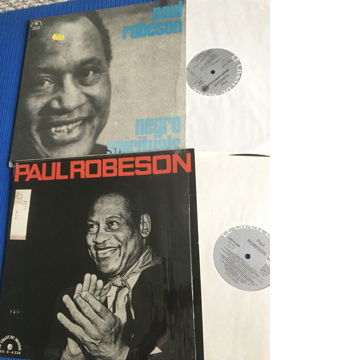 Bass Baritone Paul Robeson 2 LP Records