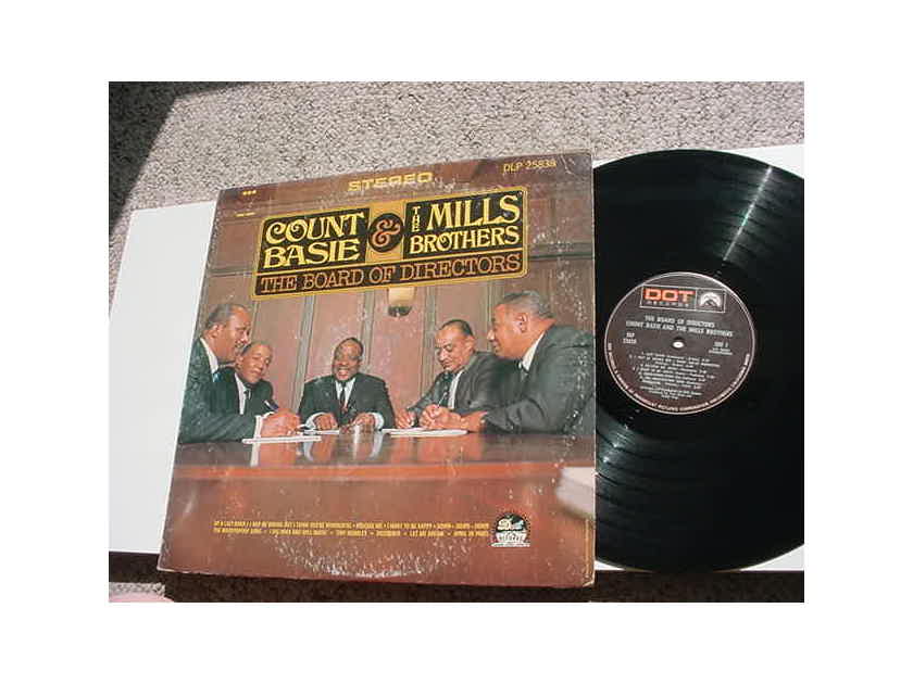 Count Basie & the Mills Brothers lp record the board of directors cover wear