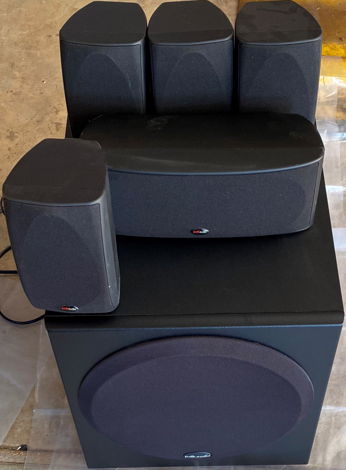 Polk Audio 5.1 Home Theater Speaker System RM6700+PSW350