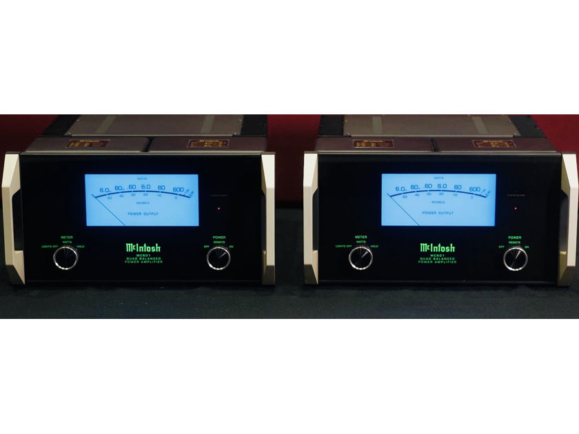 Pair of McIntosh MC-601 monobloc amplifiers