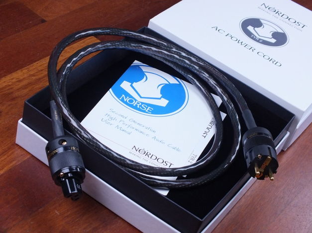 Nordost Tyr 2  power cable 2,0 metre BRAND NEW