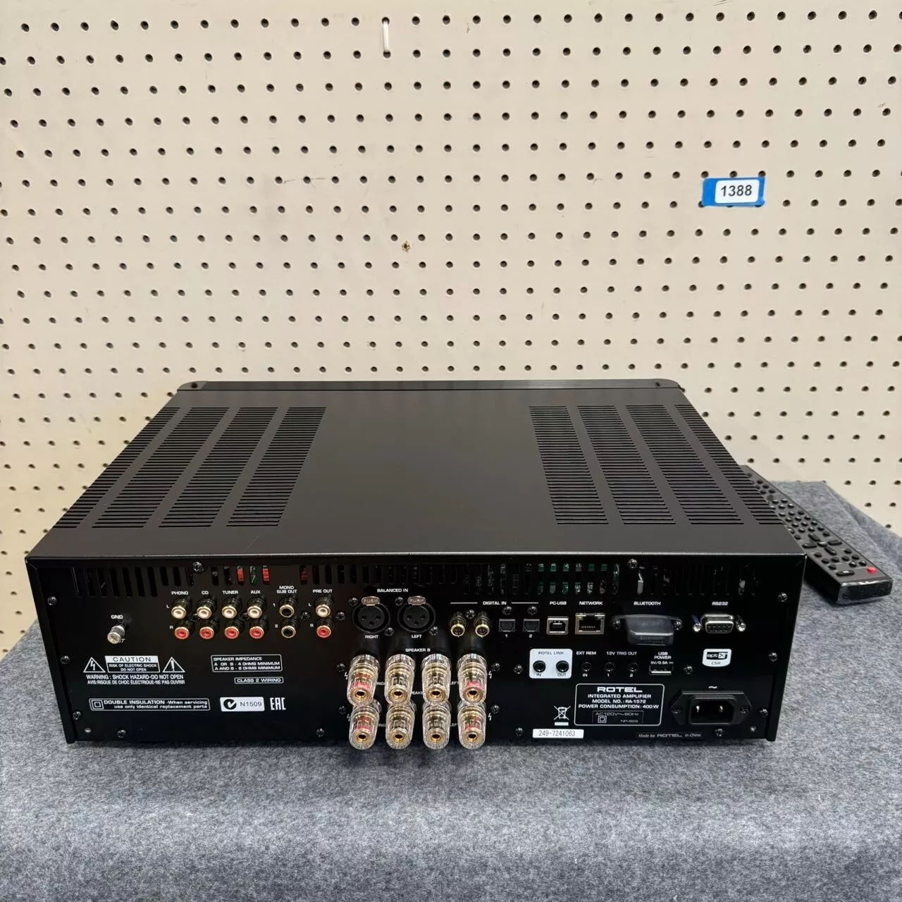 Rotel RA-1572 (Black) - Integrated amplifiers (Used) #1388 3