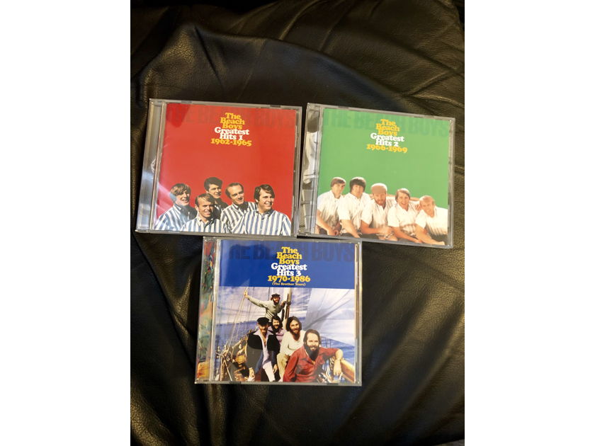 The Beach Boys Greatest Hits 1, 2 and 3 (TOCP-53634, TOCP-53635 and TOCP-53636)