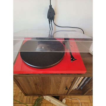 Pro-Ject Debut Carbon EVO Turntable in striking red finish