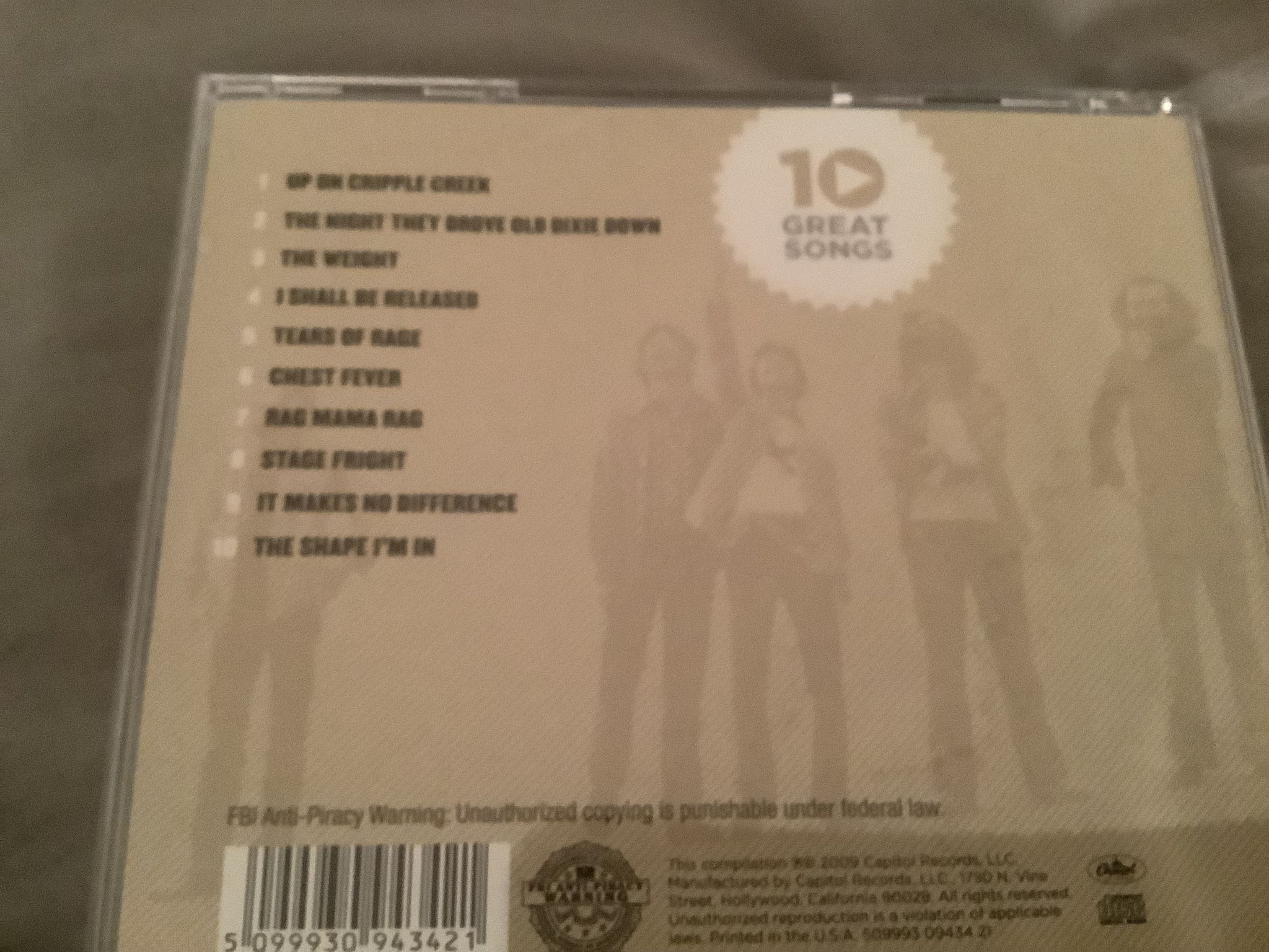 The Band 10 Great Songs 2