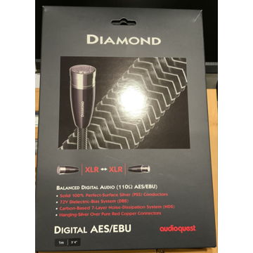 Audioquest  AES/EBU Diamond 1 meter XLR to XLR Balanced