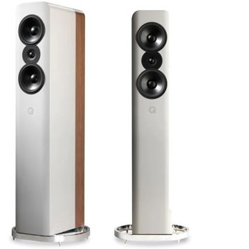 Q Acoustics Concept 500 Floorstanding Speakers; White P...