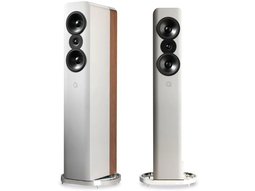 Q Acoustics Concept 500 Floorstanding Speakers; White; Overstock w/ Warranty (57456)