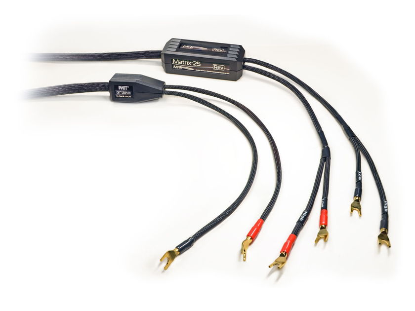 MIT Cables MATRIX 25 REV BIWIRE CABLE, 8 FT PR, 2020 SERIES, 30-DAY AUDITION