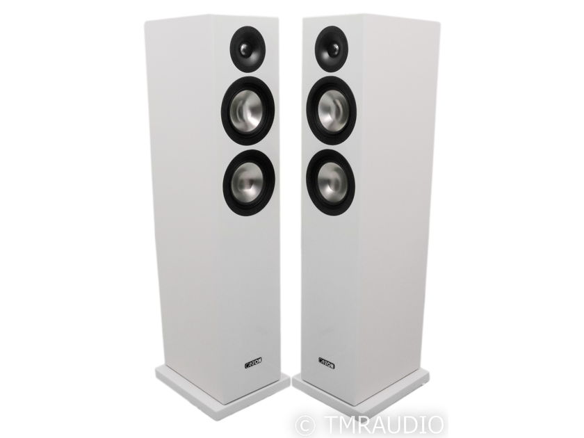 Canton Chrono 70 Floorstanding Speakers; White Pair (Open Box) (46899)