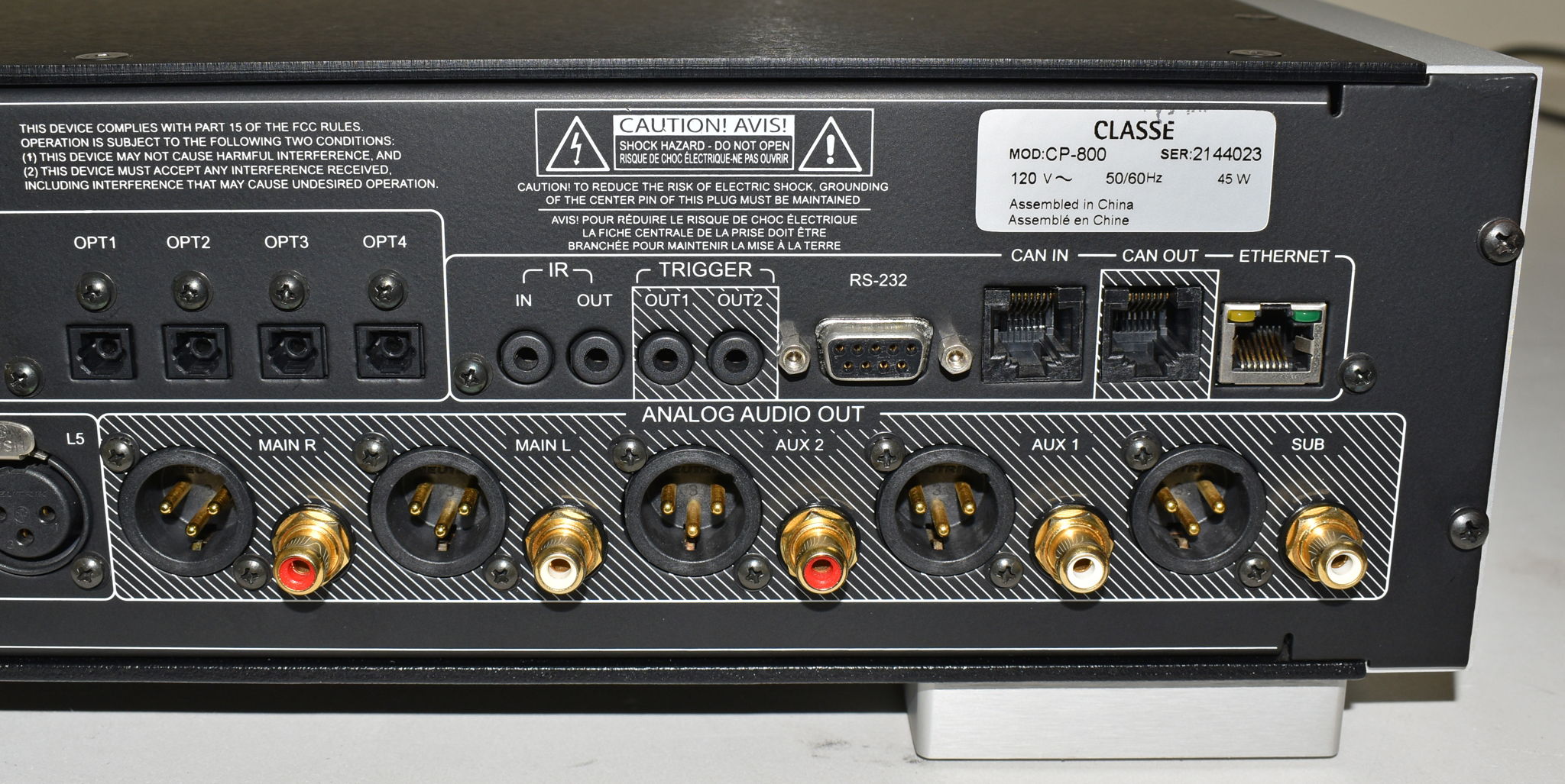 Classe Audio CP 800 Stereo Preamplifier PREAMP D/A DAC ... 15