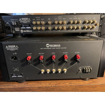 McCormack DNA-HT5 amp and MAP-1 preamp processor w remote
