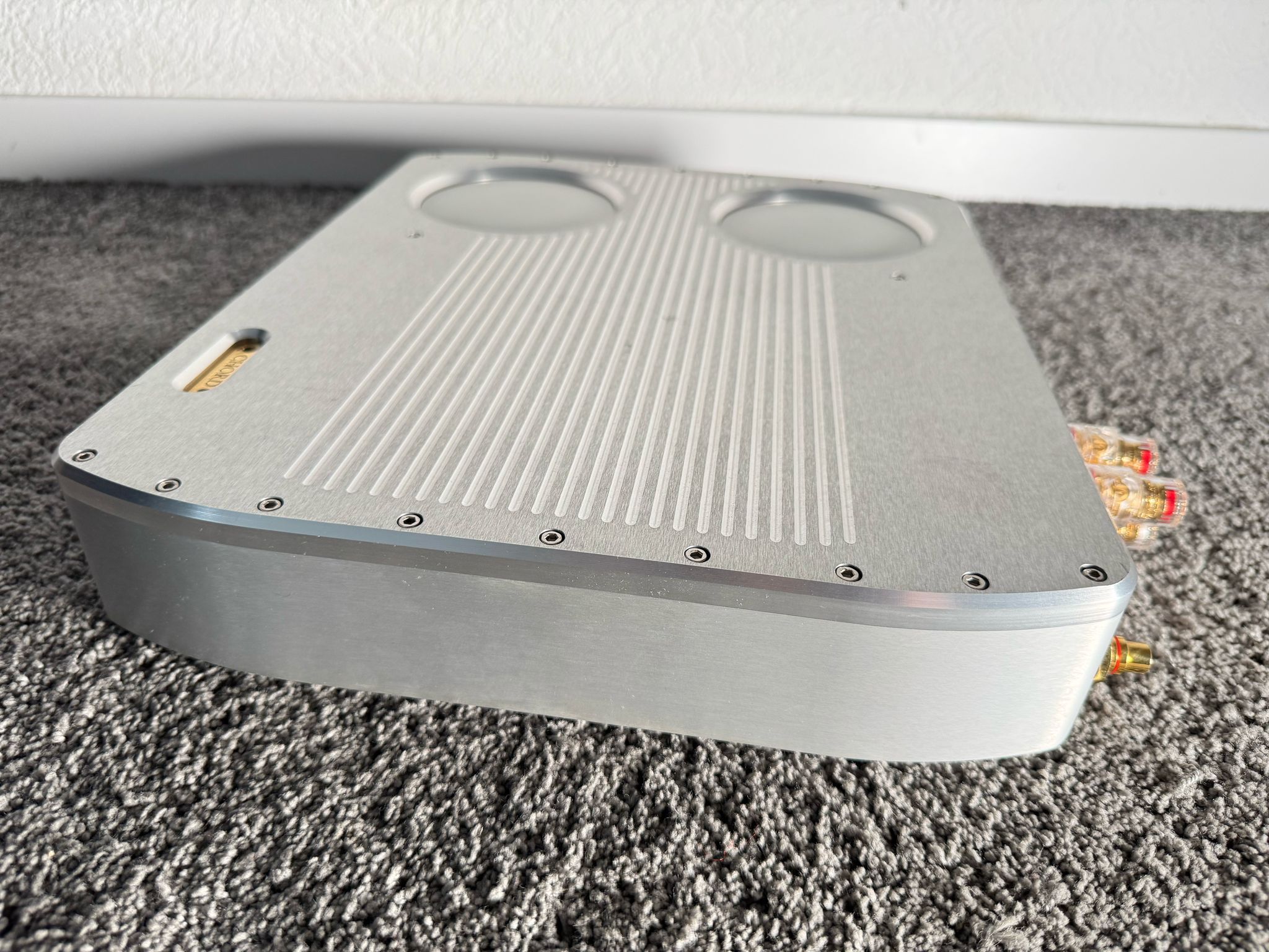 Chord Company Mezzo 140 power amplifier in silver 8