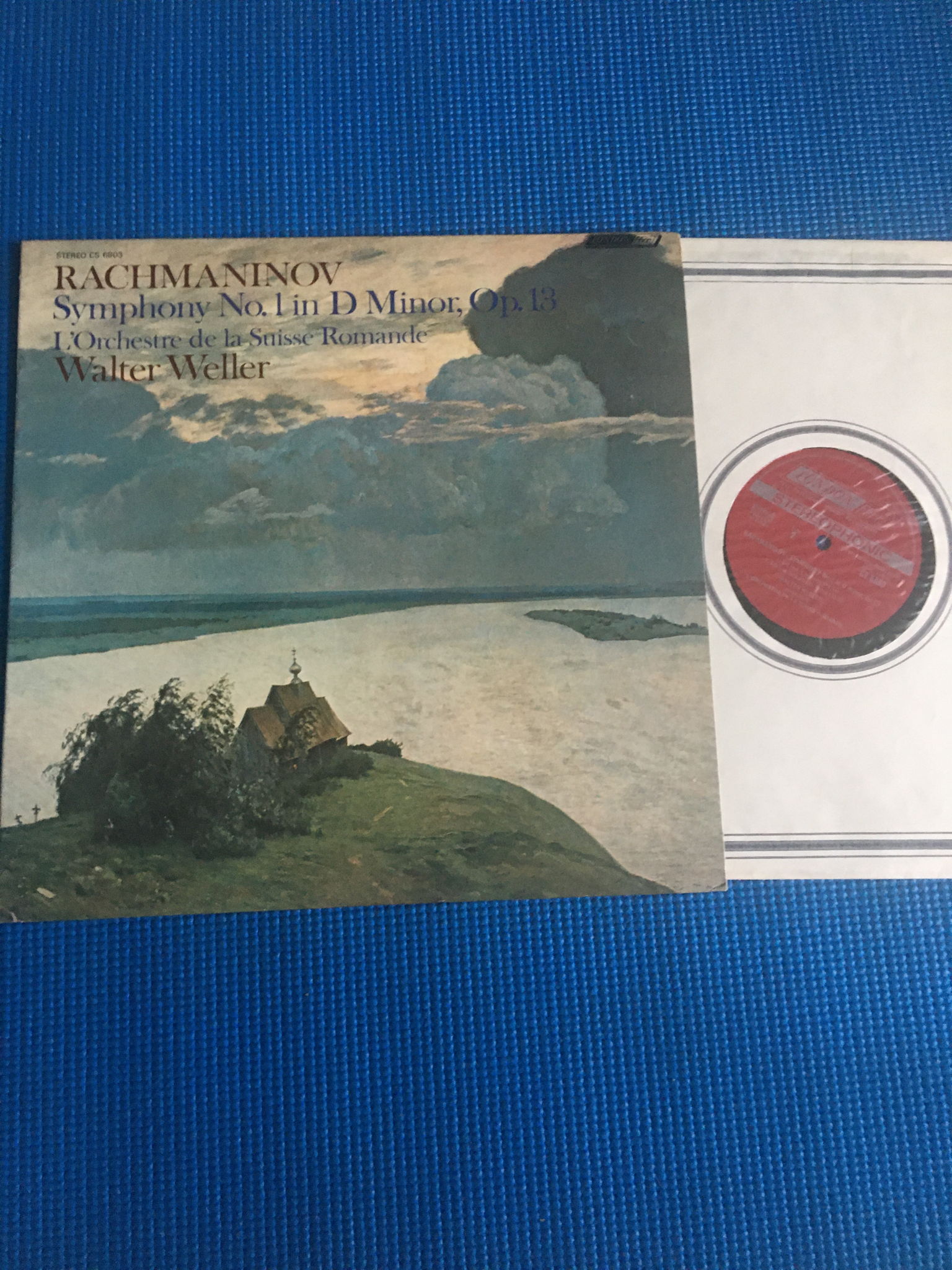 Rachmaninoff symphony no1 D minor Op 13 Lp Record Walte...