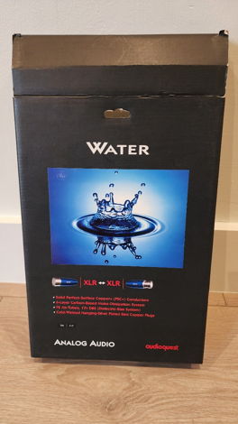 AudioQuest Water XLR Interconnect 1 Meter 1M Pair EXCEL...