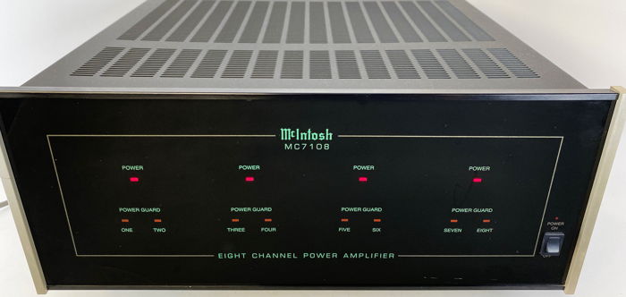 McIntosh MC7108 Eight Channel Amplifier - Configurable ...