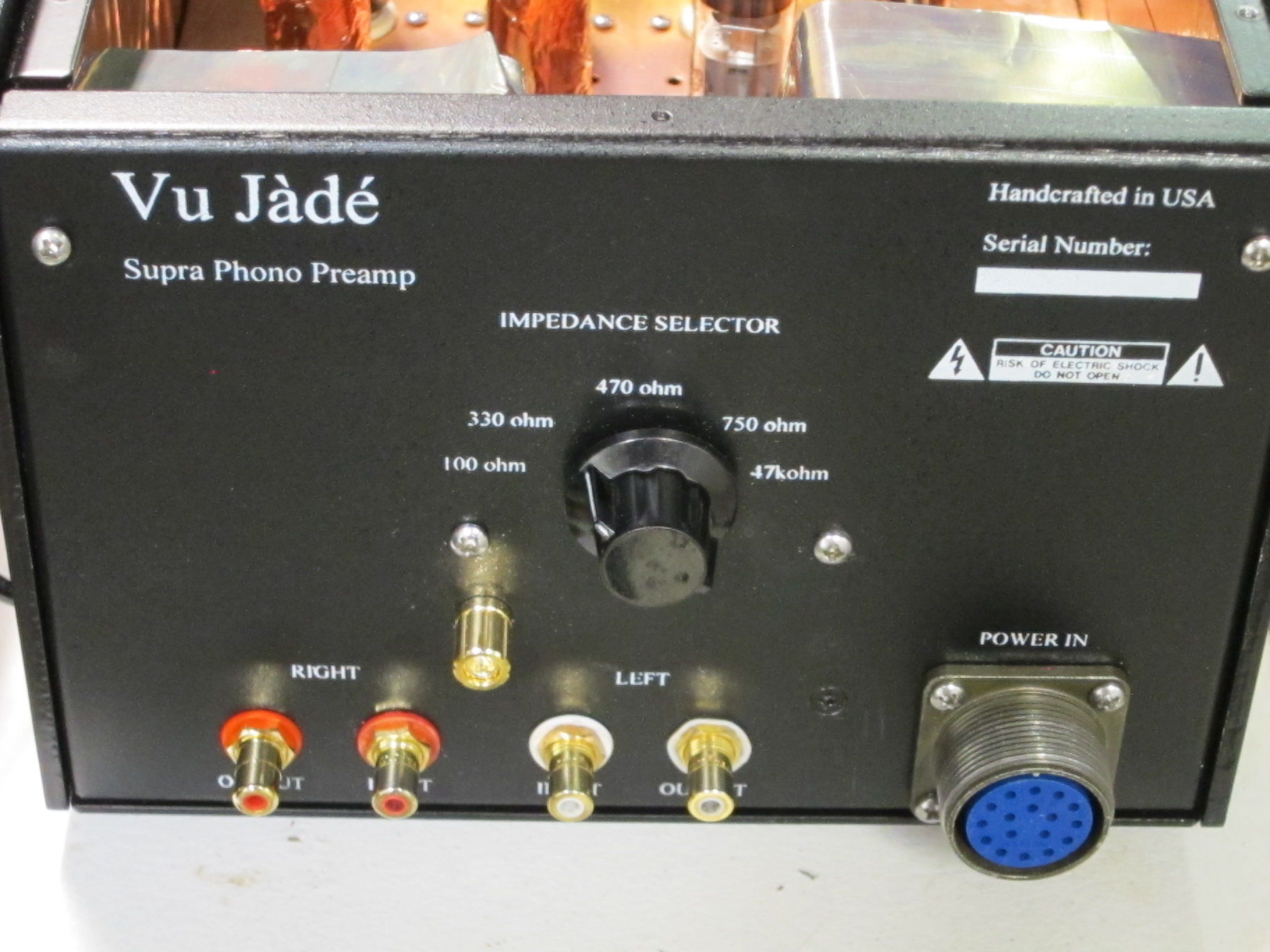 Vu Jade Audio Tube Phono Stage