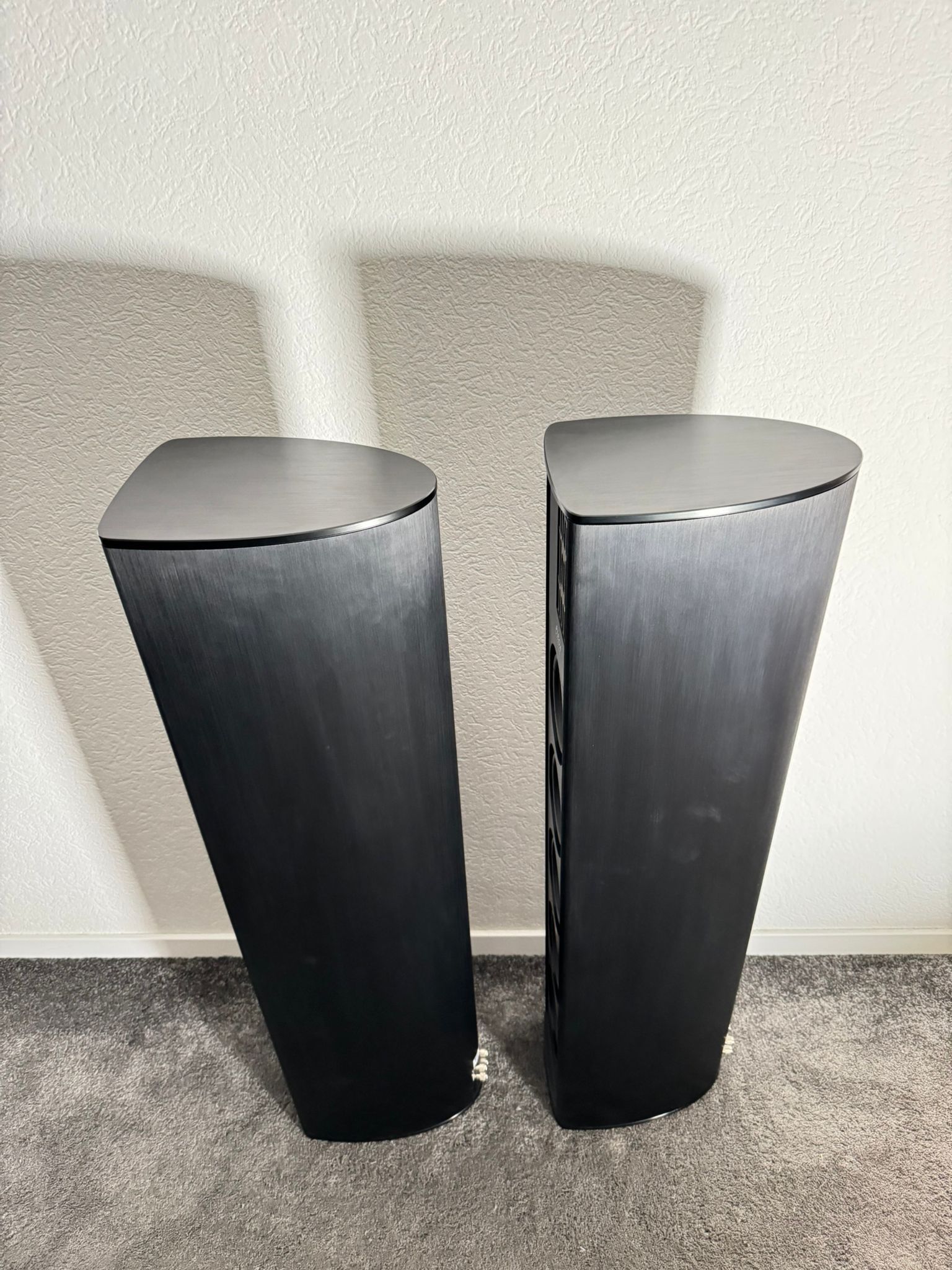 Piega Coax 611 speakers in black ex demo 5