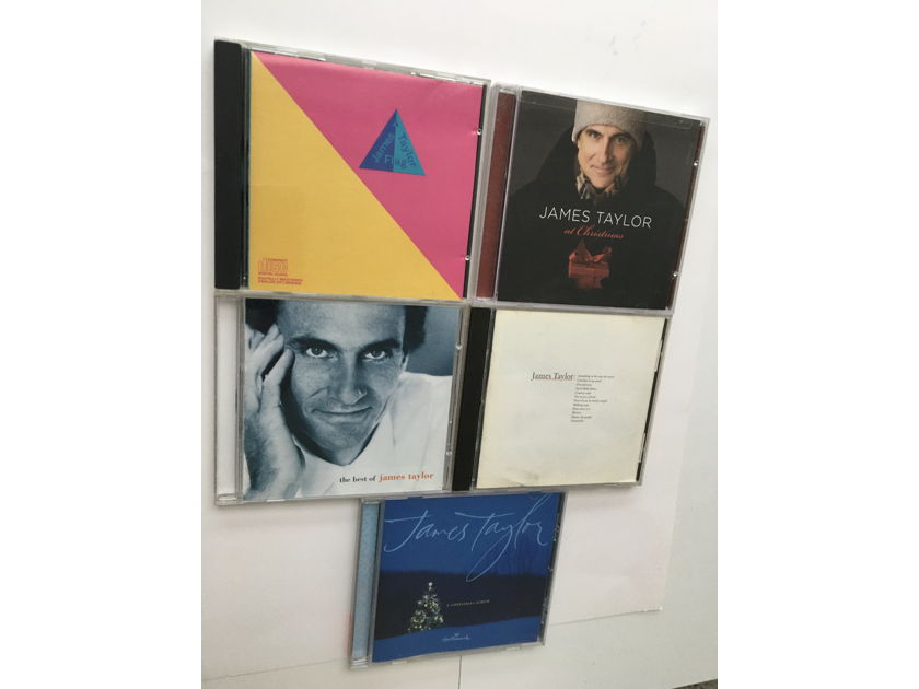 James Taylor  Cd lot of 5 cds