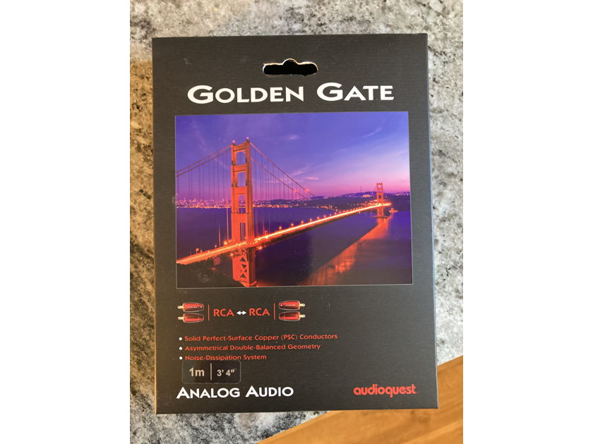 AudioQuest Golden gate 1M interconnects(RCA)