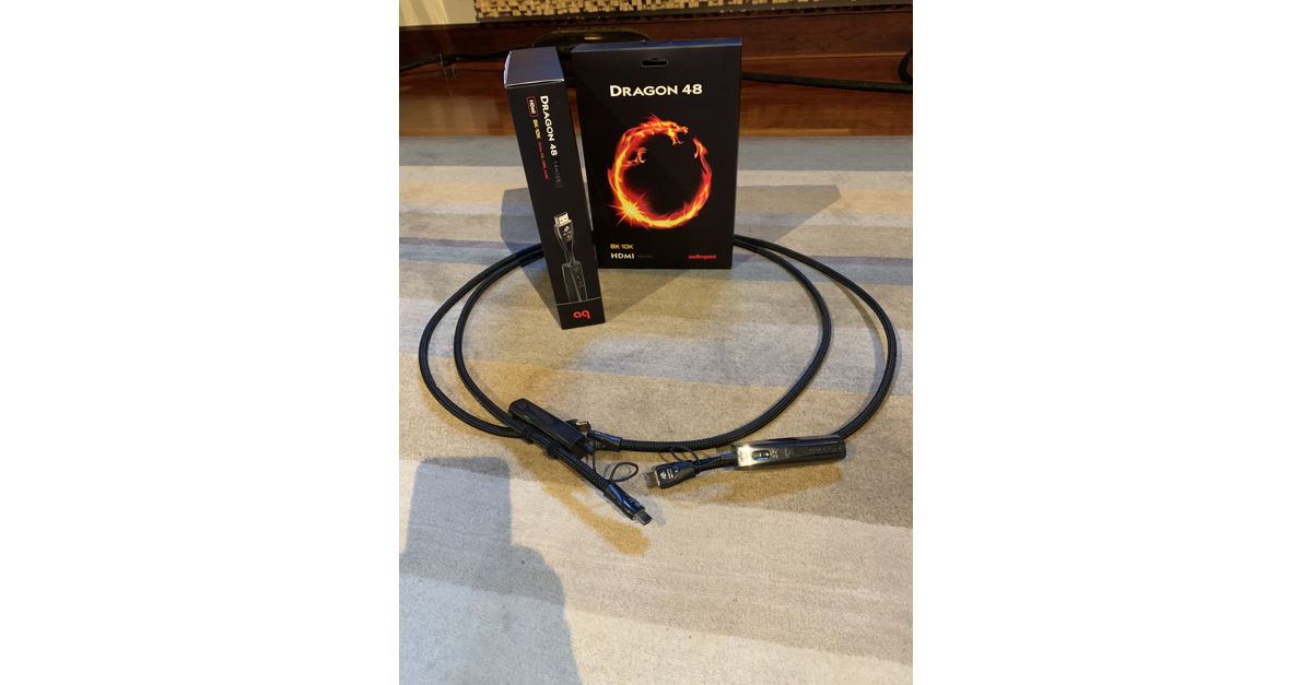 AudioQuest - Dragon eARC - 48Gbps eARC Focused HDMI Cable (Single)