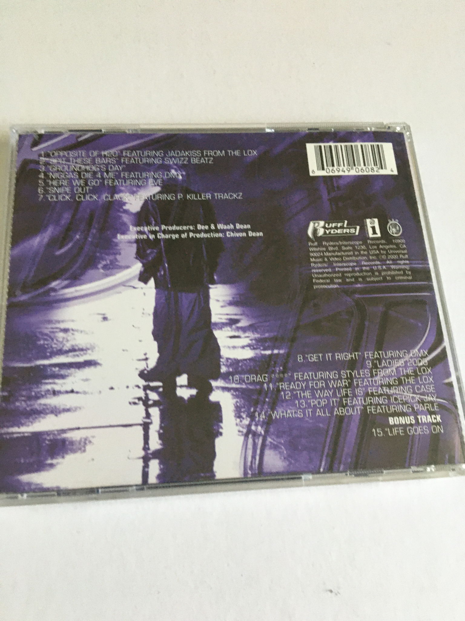 Drag on  Opposite of H2O cd rap 3