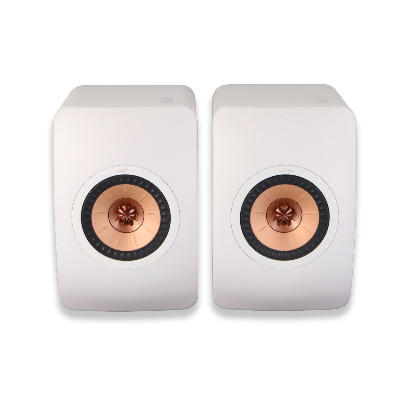 KEF LS50 Meta Bookshelf Speakers; White Pair (69449) 2