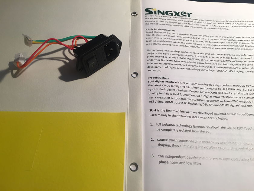 Singxer SU-1 USB Converter (w DC power upgrade)
