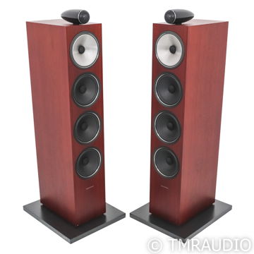 B&W 702 S2 Floorstanding Speakers; Rosenut Pair (57873)