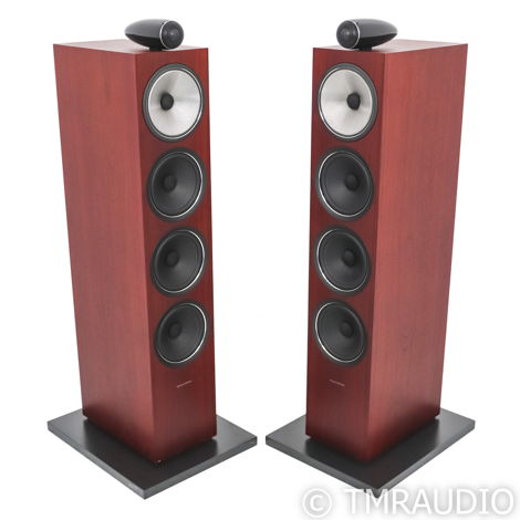 B&W 702 S2 Floorstanding Speakers; Rosenut Pair (57873)