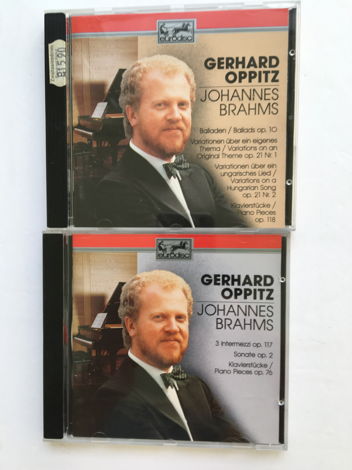 Gerhard Oppitz Johannes Brahms  Eurodisc 2 cds 1990 Bmg...