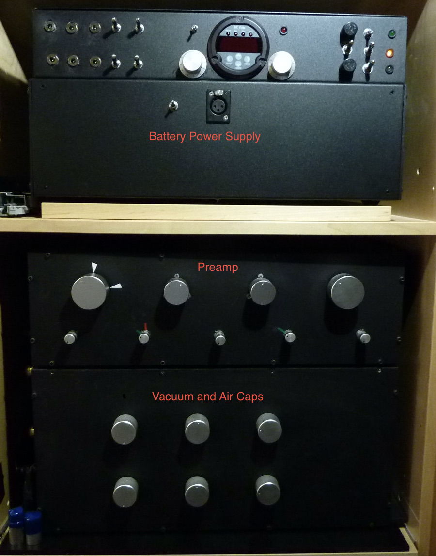 Phono/pre and battery supply