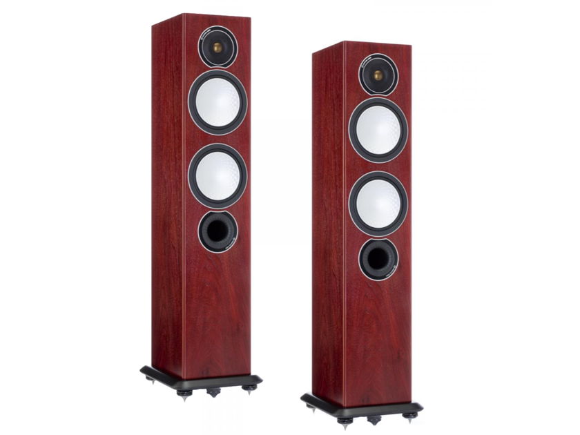 Monitor Audio Silver 6 Tower Spkrs (Rosewood): EXCELLENT Trade-In; Full Warranty; 55% Off