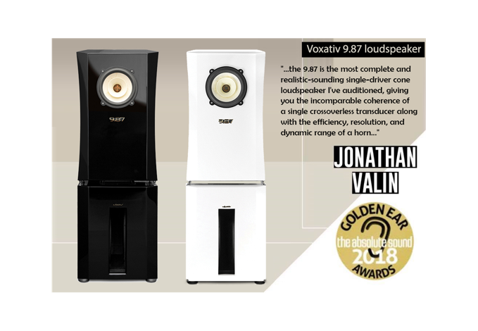 Voxativ 9.87 System - Winner of The Absolute Sound Golden Ear Award 2018