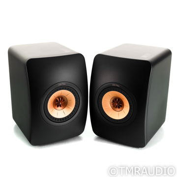KEF LS50 Meta Bookshelf Speakers; Carbon Black Pair (1/...