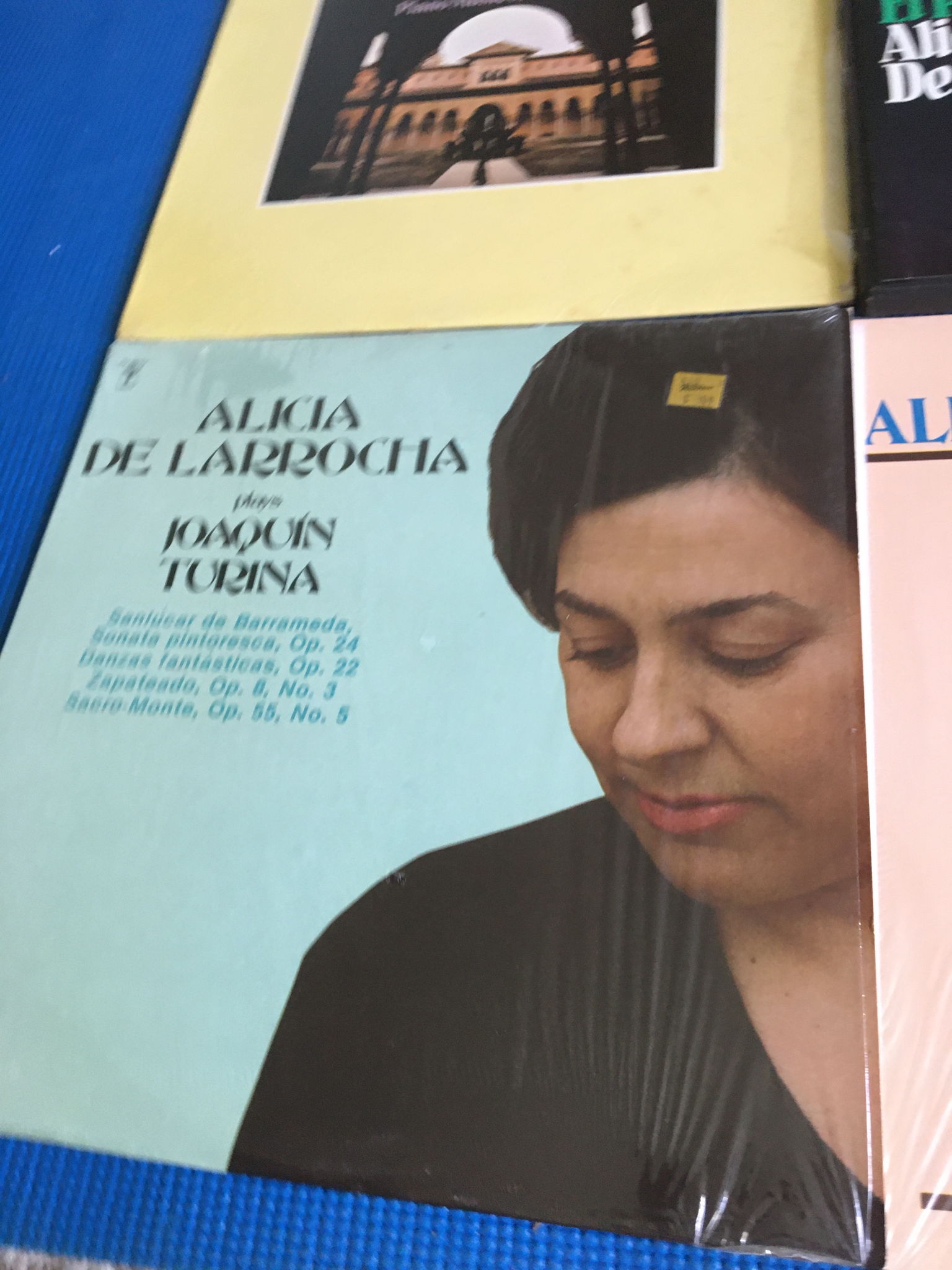 Alicia De Larrocha  Lot 5 Lp records and 1 Lp box set 4