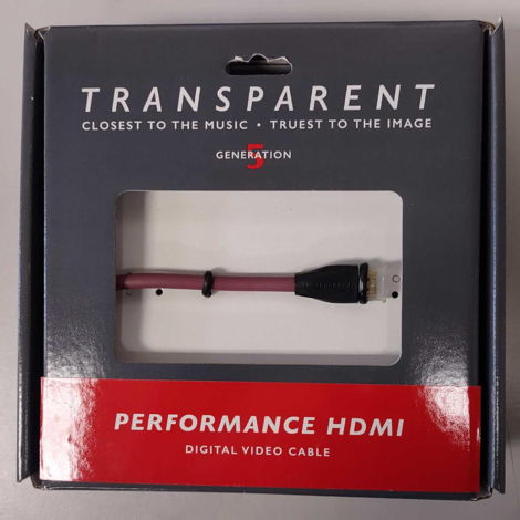 Transparent Performance HDMI Cable, 15FT
