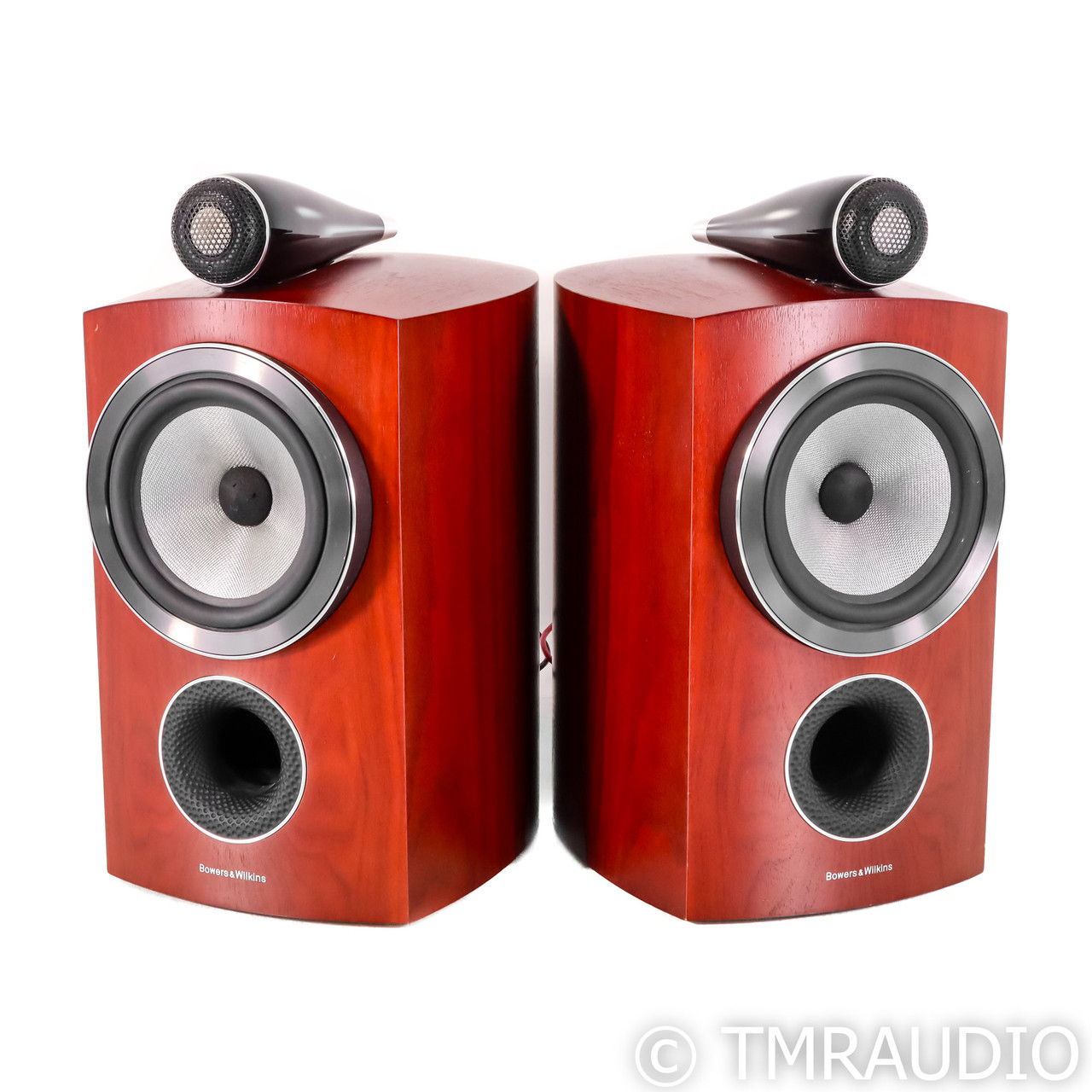 B&W 805 D3 Bookshelf Speakers; Rosenut Pair (68855) 4