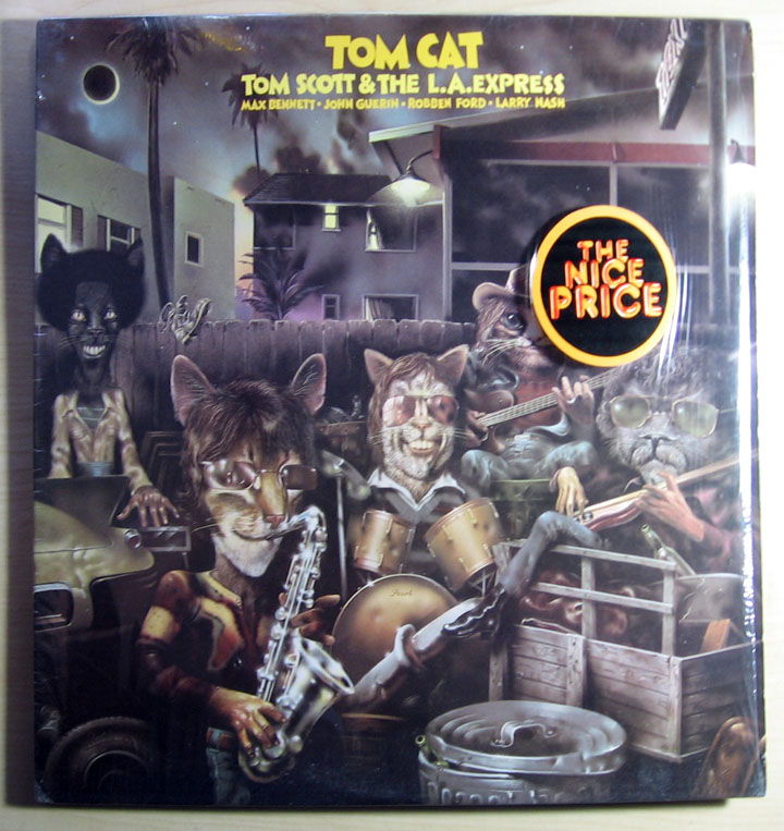 Tom Cat - Tom Scott & The L.A. Express EX+ Vinyl LP Ode...