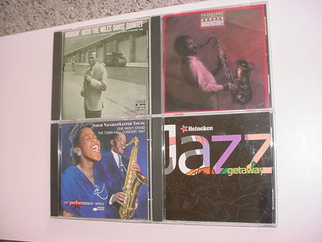 JAZZ CD LOT OF 4 - Sarah Vaughan With Lester Young Grov...