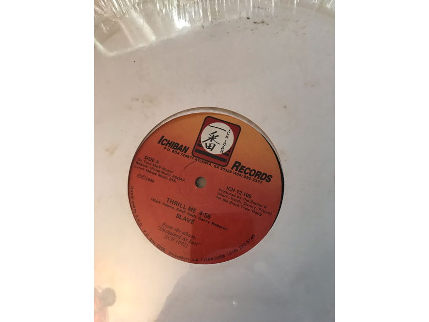Slave - Thrill Me - Vinyl Record 12. Slave - Thrill Me - Vinyl Record 12.