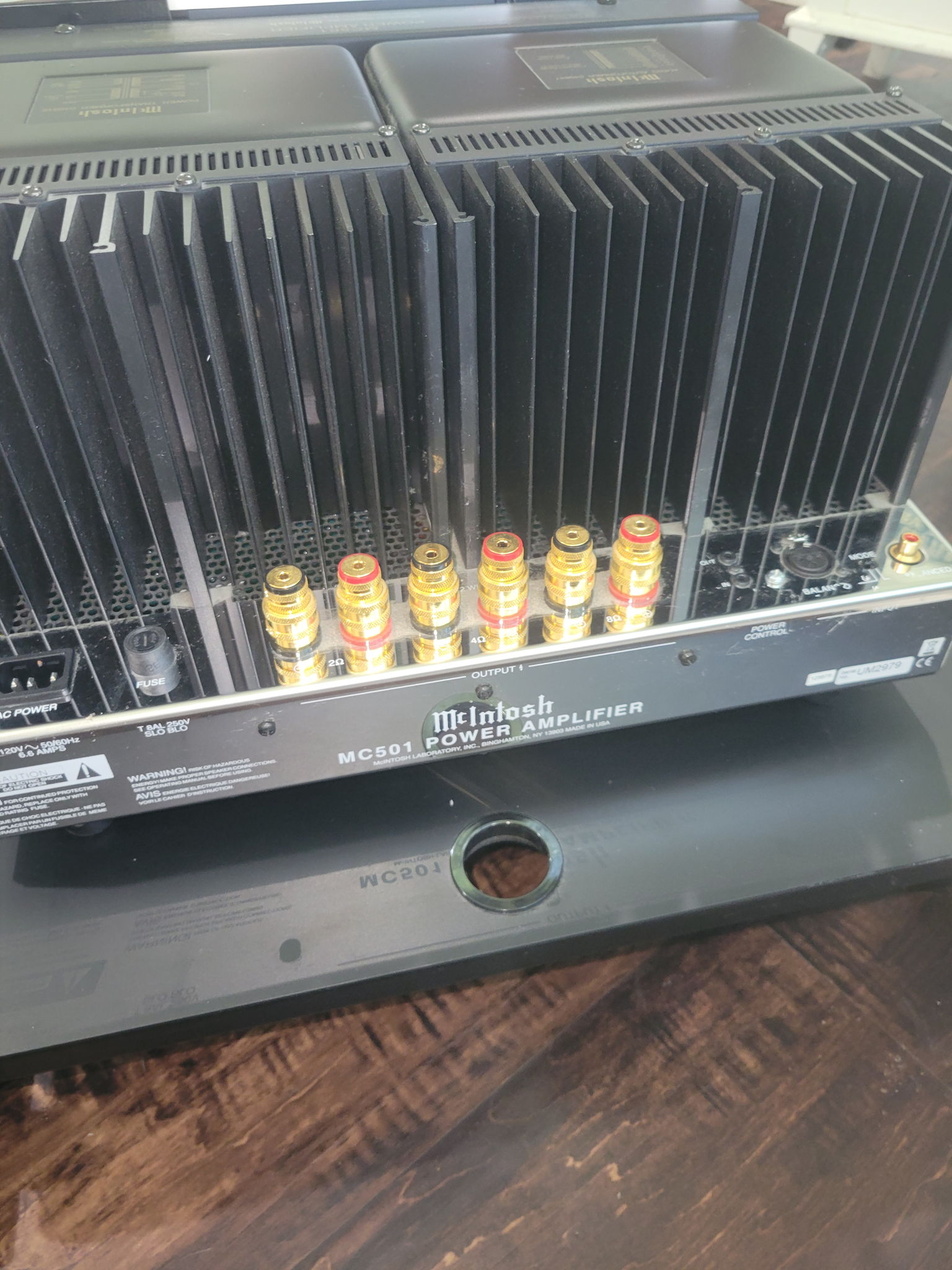 McIntosh MC501 500 Watt Monoblock Power Amplifiers