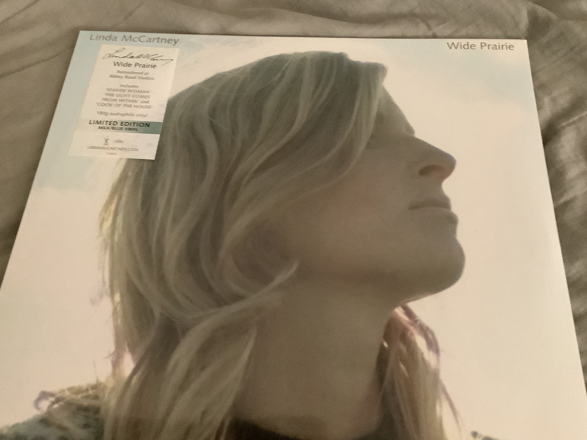 Linda McCartney Limited Edition MilkBlue Vinyl LP Wide ...