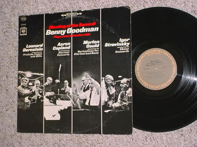 Benny Goodman meeting at the summit - lp record plays j...