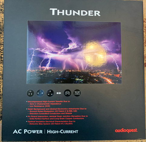 AudioQuest NRG Storm Series Thunder Power cord 2m 15amp...
