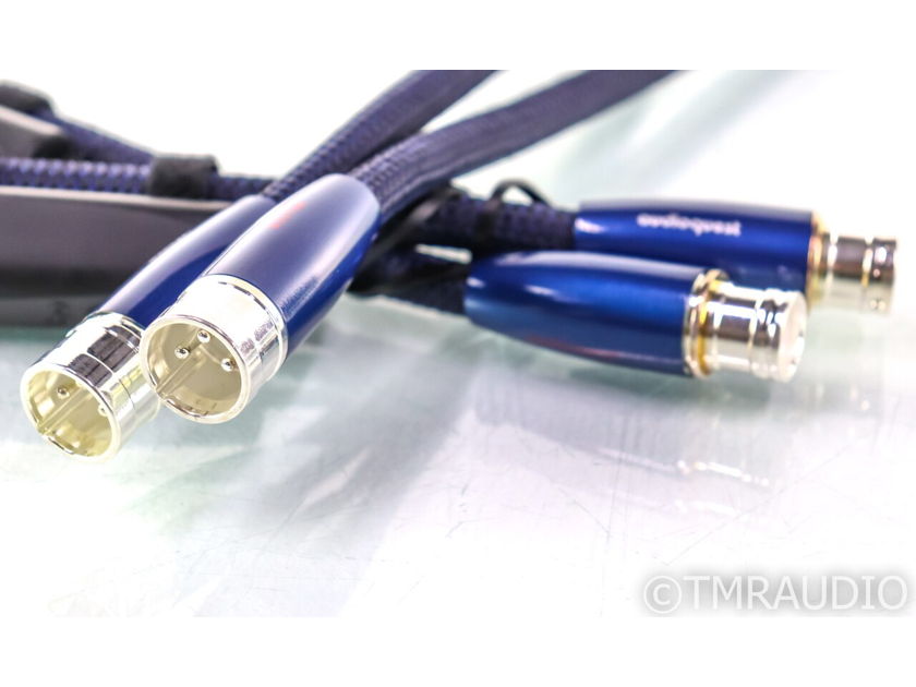 Audioquest Water XLR Cables; 1.5m Pair Balanced Interconnects; 72v DBS (31173)