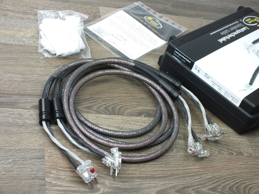 Silent Wire LS-33Ag silver speaker cables 2,0 metre