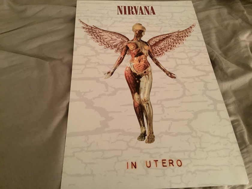 Nirvana In Utero 30th Anniversary Promo Double Sided Poster Heavy Paper In Utero